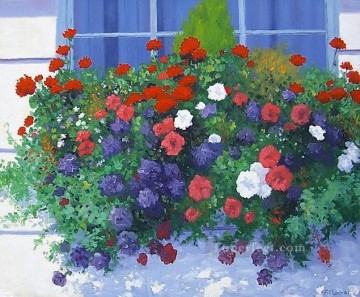 Garden Painting - yxf022bE impressionism garden